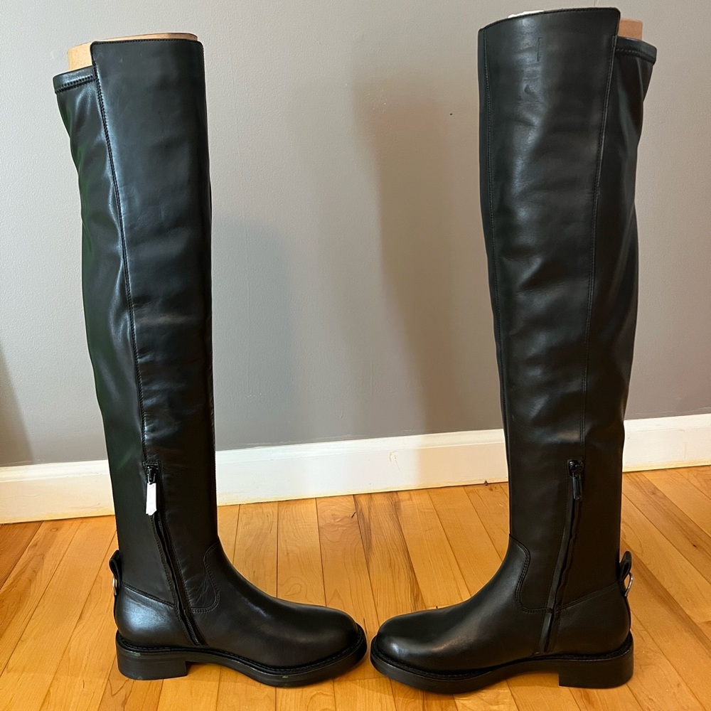 NWT NEVER WORN w/ box, Sam Edelman Narisa Over the Knee Black Leather Boots